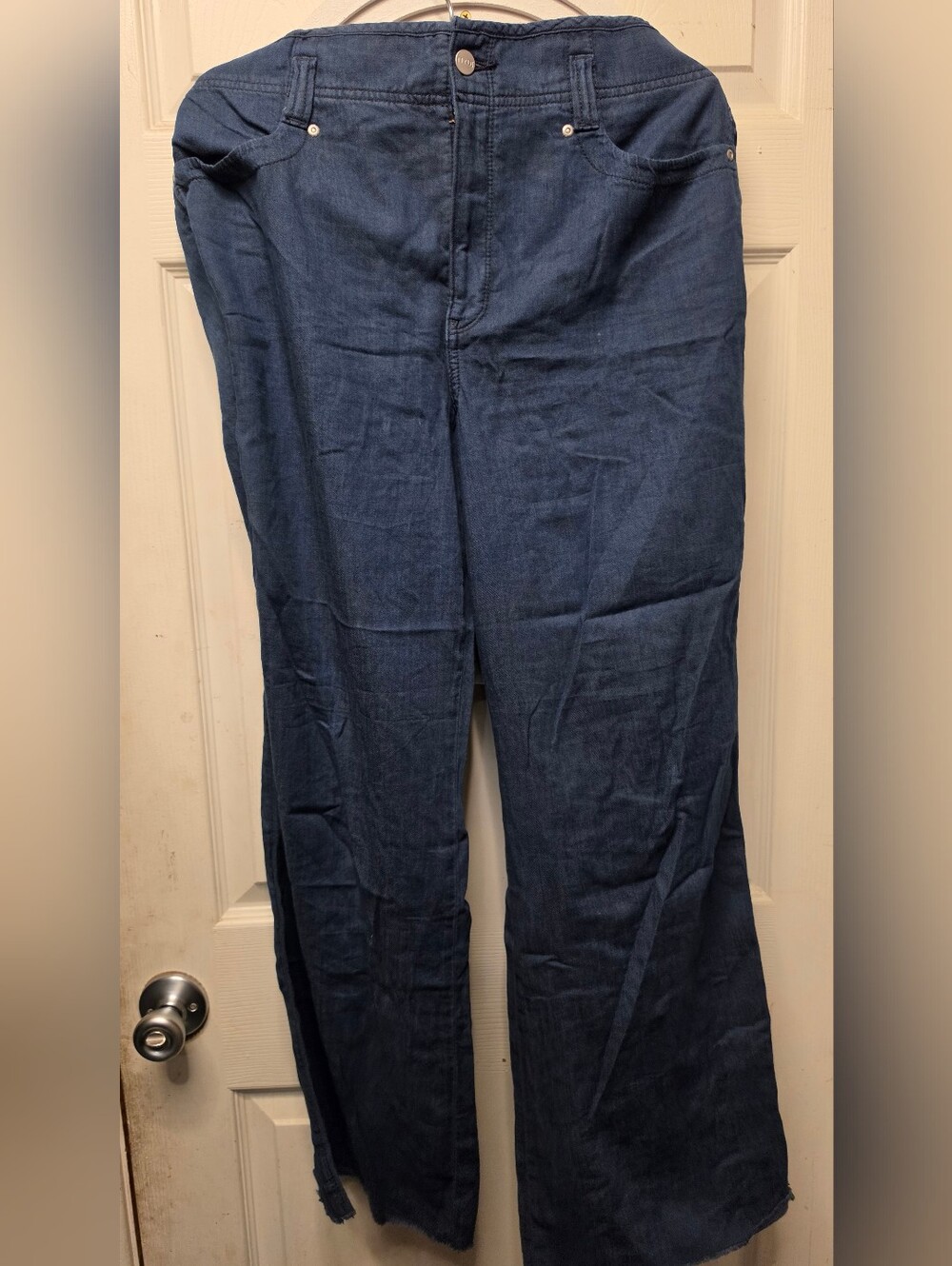 NYDJ Dark Blue Wide-Leg Women's Jeans
